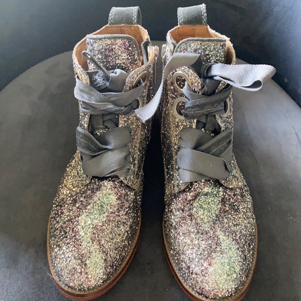Zadig & Voltaire glitter booties